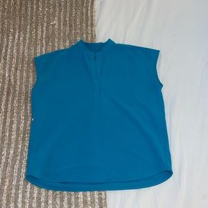 Figs Women’s Teal Rafael Scrub Top—Small